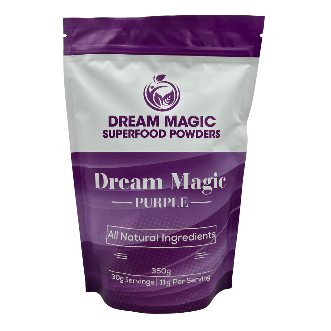 Glowing Skin & Hair with Purple - Superfood powder containing Marine Collagen, Hyaluronic Acid and Acai Berry