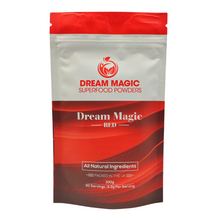 Dream Magic Red Powder - containing Flaxseed, Raspberry, Strawberry, Carrot, Beetroot, Coconut Water and Banana